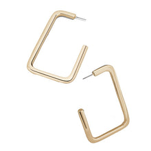Load image into Gallery viewer, Simple Big Geometric Hoop Earrings Stainless Steel Gold Color Circle Huggie Earrings for Women Fashion Punk Jewelry Brincos 2020