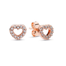 Load image into Gallery viewer, 31 Styles Luxurious CZ Stud Earrings Personality Love Heart Fine Earrings for Woman Girls Christmas Jewelry Gift Dropshipping