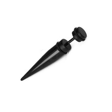 Load image into Gallery viewer, 1 pair Punk Black Multiple Styles Stainless/Titanium Steel Stud Earrings For Men and Women Gothic Street Pop Hip Hop Ear Jewelry