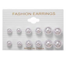 Load image into Gallery viewer, Tassel Acrylic Earrings For Women Bohemian Earrings Set Big Geometric Drop Earring 2020 Pearl Earrings Set DIY Fashion Jewelry