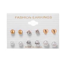 Load image into Gallery viewer, Tassel Acrylic Earrings For Women Bohemian Earrings Set Big Geometric Drop Earring 2020 Pearl Earrings Set DIY Fashion Jewelry