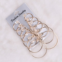 Load image into Gallery viewer, Tassel Acrylic Earrings For Women Bohemian Earrings Set Big Geometric Drop Earring 2020 Pearl Earrings Set DIY Fashion Jewelry