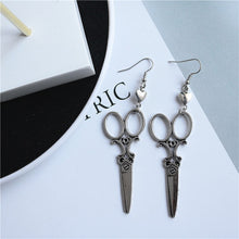 Load image into Gallery viewer, Punk Cheap Sliver Handcuffs Blade Gun Drop Earrings Creativity Jewelry Accessories Women Simple Fashion Cool Wholesale Pistols