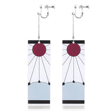 Load image into Gallery viewer, Anime Acrylic Drop Earrings Demon Slayer Kimetsu no Yaiba Blade of Ghost Earings For Women Men Cosplay Jewelry Accessories Gift