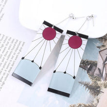 Load image into Gallery viewer, Anime Acrylic Drop Earrings Demon Slayer Kimetsu no Yaiba Blade of Ghost Earings For Women Men Cosplay Jewelry Accessories Gift