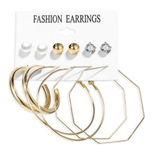 Load image into Gallery viewer, 2020 Women Earrings Set Acrylic Pearl Earrings For Women Acrylic Earrings New Set Bohemian Leopard Tassel Stud Earrings Jewelry