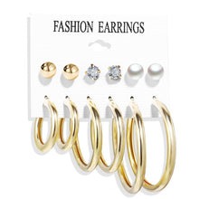 Load image into Gallery viewer, 2020 Women Earrings Set Acrylic Pearl Earrings For Women Acrylic Earrings New Set Bohemian Leopard Tassel Stud Earrings Jewelry