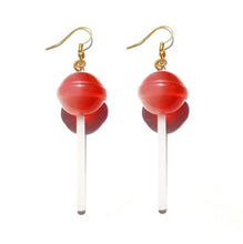 Load image into Gallery viewer, Earring For Women Resin Lollipop Drop Earrings Children Jewelry Custom Made Handmade Cute Girls Cotton Candy Gift