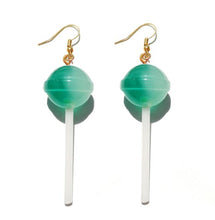 Load image into Gallery viewer, Earring For Women Resin Lollipop Drop Earrings Children Jewelry Custom Made Handmade Cute Girls Cotton Candy Gift