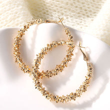 Load image into Gallery viewer, IPARAM 2020 New Big Circle Round Hoop Earrings for Women's Fashion Statement Golden Punk Charm Earrings Party Jewelry