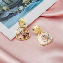 Load image into Gallery viewer, X&P New Fashion Round Dangle Drop Korean Earrings For Women Geometric Round Heart Gold Earring Wedding 2020 kolczyki Jewelry
