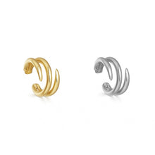 Load image into Gallery viewer, 2020 New Fashion Pearl Ear Cuff Bohemia Stackable C Shaped CZ Rhinestone Small Earcuffs Clip Earrings for Women Wedding Jewelry