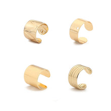 Load image into Gallery viewer, 2020 New Fashion Pearl Ear Cuff Bohemia Stackable C Shaped CZ Rhinestone Small Earcuffs Clip Earrings for Women Wedding Jewelry