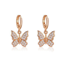 Load image into Gallery viewer, Long Tassel Butterfly Drop Earrings Silver Color 2020 Fashion Hanging Women Earrings Summer Jewelry Girls GIfts