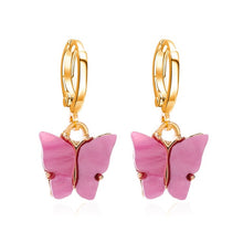 Load image into Gallery viewer, Long Tassel Butterfly Drop Earrings Silver Color 2020 Fashion Hanging Women Earrings Summer Jewelry Girls GIfts
