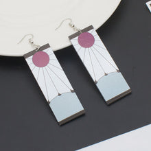 Load image into Gallery viewer, Linmouge 2020 New Anime Acrylic Drop Earring Destruction Blade Acrylic Zaomen Tanjiro earings For Women Men Cosplay Jewelry EF89