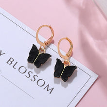 Load image into Gallery viewer, POXAM New Korean Statement Earrings for women Black Cute Arcylic Geometric Dangle Drop Gold Earings Brincos 2020 Fashion Jewelry
