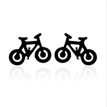 Load image into Gallery viewer, SMJEL Stainless Steel Earrings Geometric Women Men Hip hop Black Star Moon Stud Earring Fashion Jewelry Best Gift for Friend