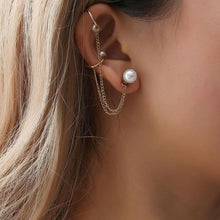 Load image into Gallery viewer, Korean Rhinestone Earrings Jewelry Crown Geometric Round Stud Earrings For Women Simple Bar Flower Earing Ear Climber Girls