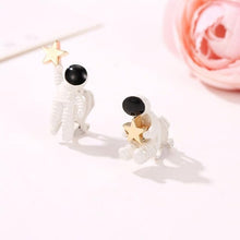 Load image into Gallery viewer, Korean Rhinestone Earrings Jewelry Crown Geometric Round Stud Earrings For Women Simple Bar Flower Earing Ear Climber Girls