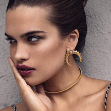 Load image into Gallery viewer, IPARAM 2020 New Big Circle Round Hoop Earrings for Women's Fashion Statement Golden Punk Charm Earrings Party Jewelry