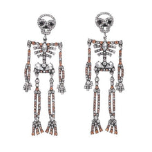 Load image into Gallery viewer, Miwens Bauble Bar Newest Crystal Palms Dangle Earrings For Women Watermelon Filet Statement Earrings Evil Eye Maxi Ear Jewelry