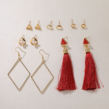 Load image into Gallery viewer, DAXI Bohemian Big Gold Hopp Earrings For Women Trendy Pearl Earring Hoops Fashion Korean Acrylic Women Earings Set Jewelry 2020