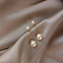 Load image into Gallery viewer, South Korea Earrings Temperament Earrings New It Girl Earrings Long Cold Wind Simple Autumn and Winter er shi pin