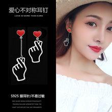 Load image into Gallery viewer, New Asymmetrical Star Moon Earrings Women Fashion Korean Temperament Earring Long Personality Ear Jewelry Exquisite Earrings