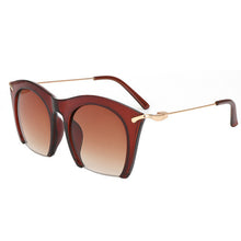 Load image into Gallery viewer, Semi-rimless Cat Eye Sun Glasses