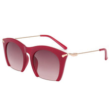 Load image into Gallery viewer, Semi-rimless Cat Eye Sun Glasses