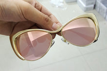 Load image into Gallery viewer, Metal Super Cute Cat Eye Sunglasses
