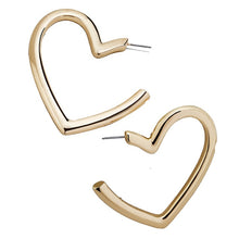 Load image into Gallery viewer, Simple Big Geometric Hoop Earrings Stainless Steel Gold Color Circle Huggie Earrings for Women Fashion Punk Jewelry Brincos 2020

