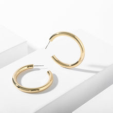 Load image into Gallery viewer, Simple Big Geometric Hoop Earrings Stainless Steel Gold Color Circle Huggie Earrings for Women Fashion Punk Jewelry Brincos 2020
