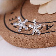 Load image into Gallery viewer, Women Exquisite Small Stud Earrings Crystal Simlated Pearl Earring For Women Fashion Jewelry pendientes Oorbellen Brincos
