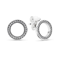 Load image into Gallery viewer, 31 Styles Luxurious CZ Stud Earrings Personality Love  Heart Fine Earrings for Woman Girls Christmas Jewelry Gift Dropshipping

