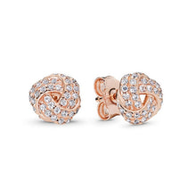 Load image into Gallery viewer, 31 Styles Luxurious CZ Stud Earrings Personality Love  Heart Fine Earrings for Woman Girls Christmas Jewelry Gift Dropshipping
