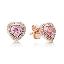 Load image into Gallery viewer, 31 Styles Luxurious CZ Stud Earrings Personality Love  Heart Fine Earrings for Woman Girls Christmas Jewelry Gift Dropshipping
