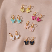 Load image into Gallery viewer, Cute Butterfly Earrings for Women Street Style Drop Earrings Korean Fashion Dangle Earrings Jewelry Gifts Oorbellen
