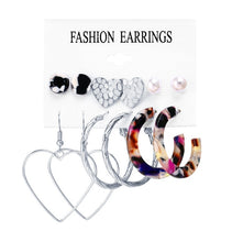 Load image into Gallery viewer, 2020 Women Earrings Set Acrylic Pearl Earrings For Women Acrylic Earrings New Set Bohemian Leopard Tassel Stud Earrings Jewelry
