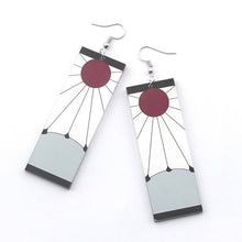 Load image into Gallery viewer, Anime Acrylic Drop Earrings Demon Slayer Kimetsu no Yaiba Blade of Ghost Earings For Women Men Cosplay Jewelry Accessories Gift
