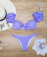 Load image into Gallery viewer, Strapless Bikini Set Swimwear Women Swimsuit Sexy Push Up Biquini Feminino Bandeau Off Shoulde Bikinis 2020 Female Bathing Suit
