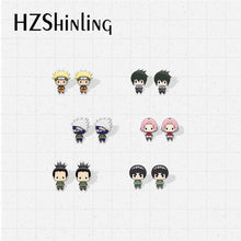 Load image into Gallery viewer, New Arrival NARUTO Characters Epoxy Acrylic Resin Earrings Lovely NARUTO Anime Icons Acrylic Print Earrings
