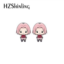 Load image into Gallery viewer, New Arrival NARUTO Characters Epoxy Acrylic Resin Earrings Lovely NARUTO Anime Icons Acrylic Print Earrings
