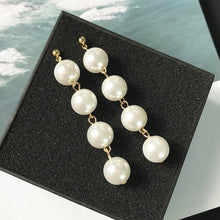 Load image into Gallery viewer, Luxury Rhinestone Geometric Drop Earrings for Women Girls 2020 New Bijoux Square Dangle Earring Party Jewelry Gifts Gold Trendy
