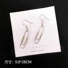 Load image into Gallery viewer, Punk Cheap Sliver Handcuffs Blade Gun Drop Earrings Creativity Jewelry Accessories Women Simple Fashion Cool Wholesale Pistols
