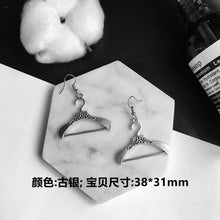 Load image into Gallery viewer, Punk Cheap Sliver Handcuffs Blade Gun Drop Earrings Creativity Jewelry Accessories Women Simple Fashion Cool Wholesale Pistols
