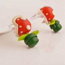 Load image into Gallery viewer, Luokey Cute Animal Earrings For Women Hanging 3D Cartoon Lovely Dog Stud Earrings Flower Panda Polymer Clay Girls Earing Jewelry
