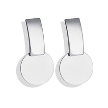 Load image into Gallery viewer, POXAM New Korean Statement Round Earrings For Women Geometric Gold Shell Fluff Dangle Drop Earrings Brincos 2020 Fashion Jewelry
