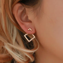 Load image into Gallery viewer, Hot Trendy Cute Nickel Free Earrings Fashion Jewelry  Earrings Square Stud Earrings For Women Brincos Statement Earrings
